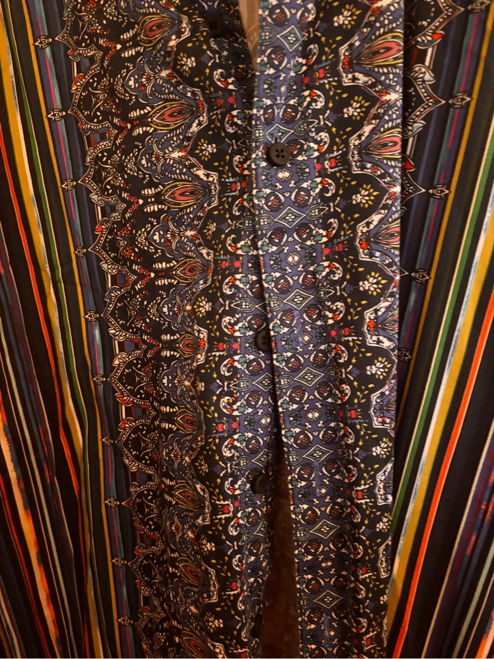 Robert Graham Multicolor Vertical Stripe Button-Up Shirt - Picture 2 of 5
